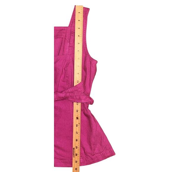 Ann Taylor Linen Blend Sleeveless Belted Utility Top Women's XSP - Picture 3 of 7